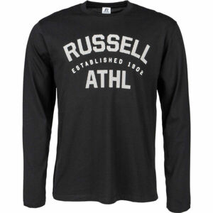 Russell Athletic L/S CREWNECK TEE SHIRT Pánske tričko, čierna, veľkosť XL