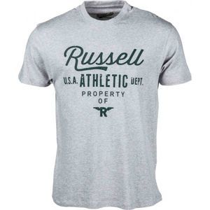 Russell Athletic CORE PLUS sivá XXL - Pánske tričko