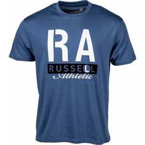 Russell Athletic CORE PLUS tmavo modrá XL - Pánske tričko