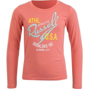 Russell Athletic PRINT USA oranžová 128 - Dievčenské tričko