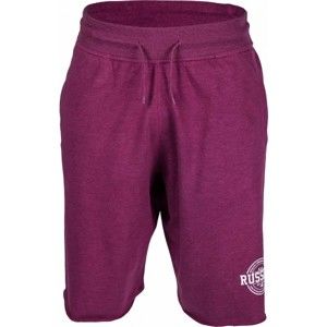 Russell Athletic RAW EDGE fialová XL - Pánske šortky
