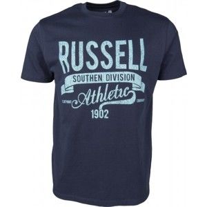 Russell Athletic S/S CREW NECK TEE CORE LINE tmavo modrá S - Pánske tričko