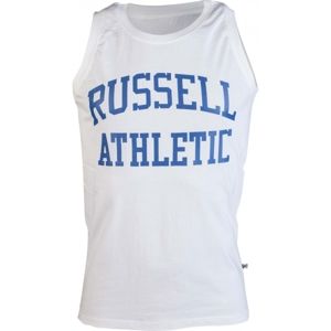 Russell Athletic SINGLET WITH ARCH LOGO PRINT biela M - Pánske tielko