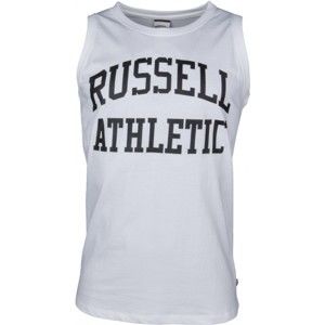 Russell Athletic SINGLET WITH CLASSIC ARCH LOGO PRINT biela L - Pánske tielko
