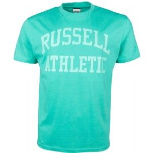Russell Athletic SS CREW NECK LOGO TEE zelená S - Pánske tričko
