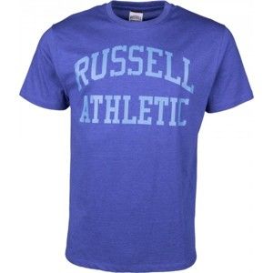 Russell Athletic SS CREW NECK LOGO TEE modrá L - Pánske tričko