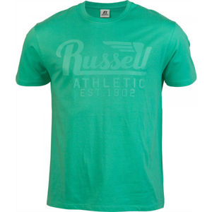 Russell Athletic WING S/S CREWNECK TEE SHIRT svetlo zelená XXL - Pánske tričko
