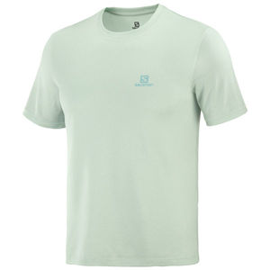 Salomon EXPLORE TEE M Pánske tričko, svetlo zelená,tyrkysová, veľkosť