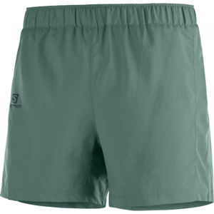 Salomon AGILE 5 SHORT M tmavo zelená XL - Pánske šortky