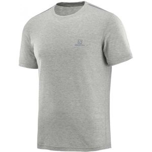 Salomon EXPLORE SS TEE M sivá L - Pánske outdoorové tričko