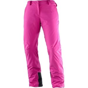 Salomon ICEMANIA PANT W ružová XL - Dámske zimné nohavice
