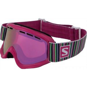 Salomon JUKE ružová  - Dievčenské lyžiarske okuliare