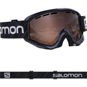 Salomon JUKE Juniorské lyžiarske okuliare, čierna, veľkosť os