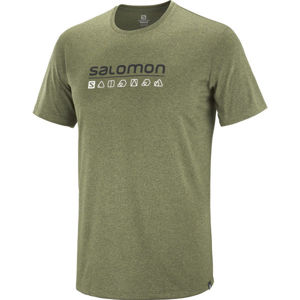 Salomon AGILE GRAPHIC TEE M  XL - Pánske tričko