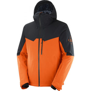 Salomon UNTRACKED JACKET M Pánska lyžiarska bunda, oranžová, veľkosť S