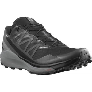 Salomon SENSE RIDE 4 INVISIBLE GTX Pánska trailová obuv, čierna, veľkosť 48