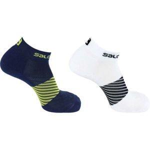 Salomon SOCKS XA 2-PACK biela M - Ponožky