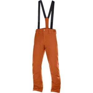 Salomon STORMSEASON hnedá M - Pánske lyžiarske nohavice