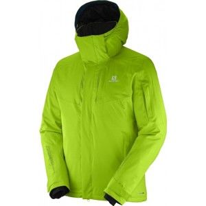 Salomon STORMSPOTTER JKT M zelená S - Pánska lyžiarska bunda
