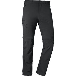 Schöffel KOPER 1 ZIP OFF Odnímateľné hikingové nohavice, čierna, veľkosť 60