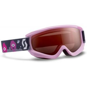 Scott JR AGENT SGL PINK červená  - Detské lyžiarske okuliare