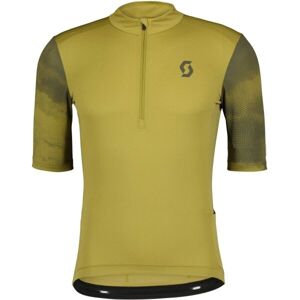 Scott GRAVEL 10 SS Pánsky cyklistický dres, zelená, veľkosť L