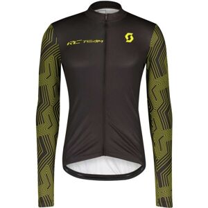 Scott RC TEAM 10 LS Cyklistický dres, čierna, veľkosť XL