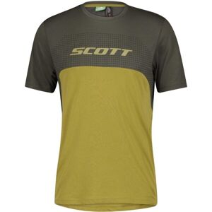 Scott TRAIL FLOW DRI SS Pánske cyklistické tričko, žltá, veľkosť XL