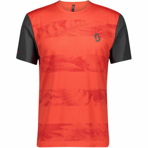 Scott TRAIL FLOW Cyklistické tričko, červená, veľkosť XL