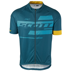 Scott SHIRT RC TEAM 10 S/SL tmavo modrá S - Cyklistický dres