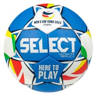 Select REPLICA EHF EURO MEN 2024 Hádzanárska lopta, biela, veľkosť 2