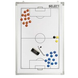 Select TACTICS BOARD FOOTBALL Taktická tabuľa, biela, veľkosť