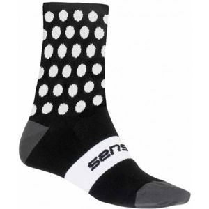 Sensor DOTS Ponožky, čierna, veľkosť 39 - 42