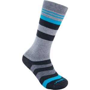 Sensor SLOPE MERINO Detské ponožky, sivá, veľkosť 35-38