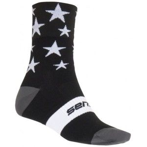 Sensor STARS Cyklistické ponožky, čierna, veľkosť 39-42