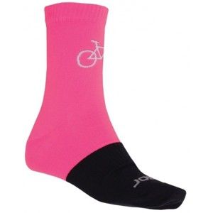 Sensor TOUR MERINO WOOL Merino ponožky, ružová, veľkosť 9-11