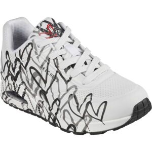Skechers UNO-SPREAD THE LOVE Dámska voľnočasová obuv, biela, veľkosť 39