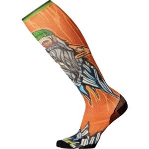 Smartwool PHD SKI ULTRA LIGHT OM WINTER PR oranžová M - Pánske lyžiarske ponožky