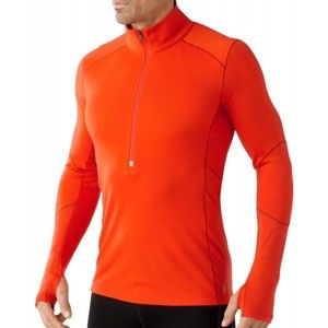 Smartwool MENS PHD LIGHT ZIP T oranžová XL - Pánske funkčné tričko