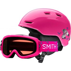 Smith ZOOM JR Detská lyžiarska prilba, ružová, veľkosť 53-58
