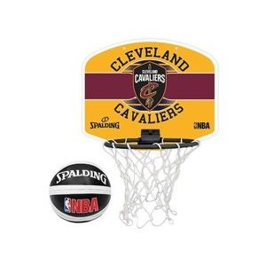 Spalding NBA MINIBOARD CLEVELANS CAVALIERS žltá NS - Basketbalový kôš