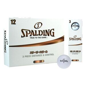 Spalding SPIN 3 pc (12 pcs) Golfové loptičky, biela, veľkosť os