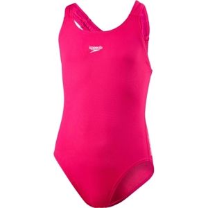 Speedo ESSENTIAL ENDURANCE+MEDALIST ružová 140 - Dievčenské plavky