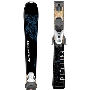 Sporten IRIDIUM JR + VIST LIGHT 29 Juniorské zjazdové lyže, čierna, veľkosť 130