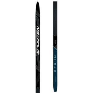 Sporten PERUN PRO SKIN M/H + NNN Bežecké lyže na klasiku so stúpacími pásmi, čierna, veľkosť 182