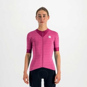 Sportful KELLY W SHORT SLEEVE JERSEY Dámsky cyklistický dres, ružová, veľkosť XS