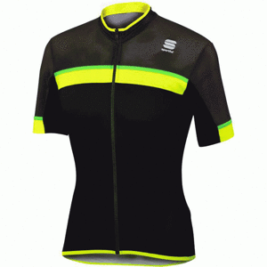 Sportful PISTA JERSEY zelená XL - Cyklistický dres