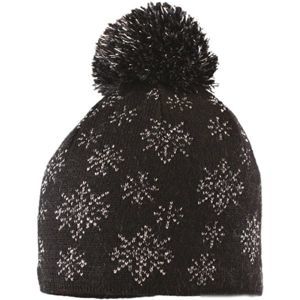 Starling SNOWFLAKE čierna UNI - Zimná čiapka