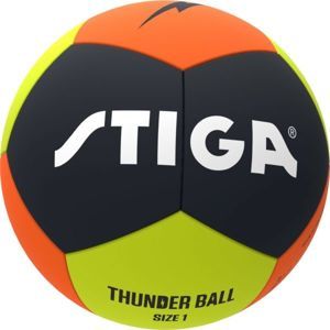 Stiga THUNDER Mini  lopta, reflexný neón,čierna,oranžová, veľkosť