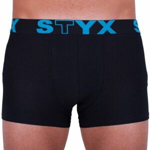 Styx MEN'S BOXERS SPORTS RUBBER Pánske boxerky, čierna, veľkosť XXL